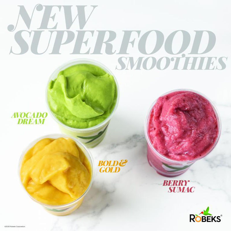 Robeks Introduces New Superfood Smoothies